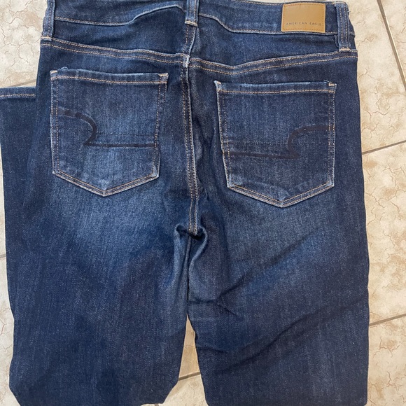 NWOT American Eagle dark hi-rise Jeggings - Picture 2 of 5